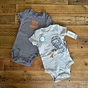 Carter’s Wild About Mommy Onesie Set